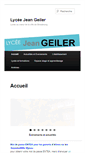 Mobile Screenshot of lyceegeiler.com